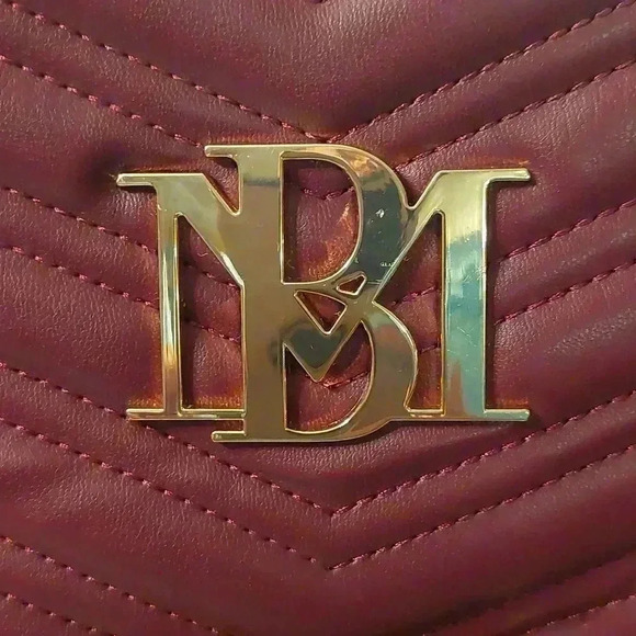 NWT BADGLEY MISCHKA PLUM POCKET STUDDED BACKPACK - Picture 2 of 13